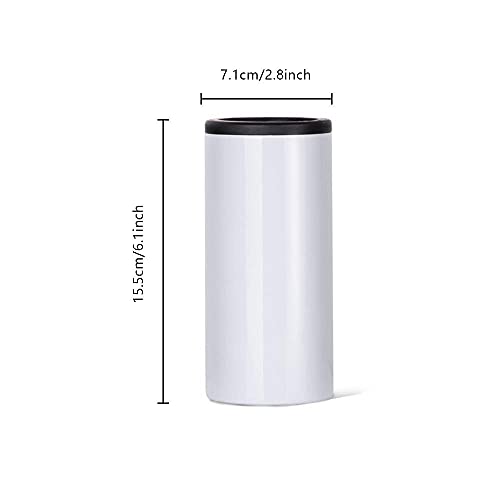 12oz Slim Double-walled Beverage Can Cooler