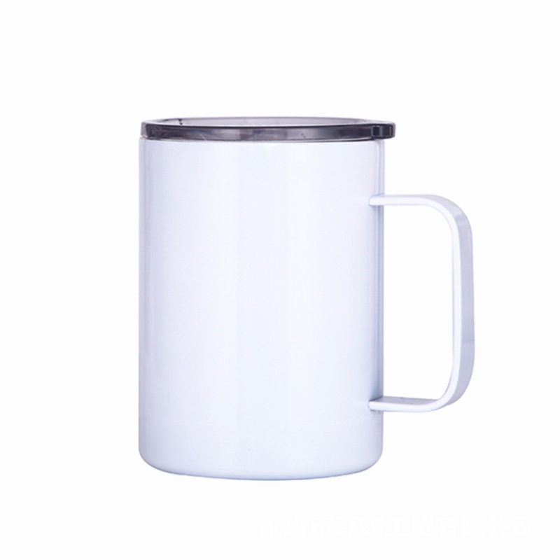 Stainless Steel Tea Coffee Mug Cup with Handle 1