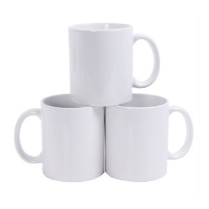 Manufacturer Custom Logo 11oz White Sublimation Ceramic Coffee Mug 1