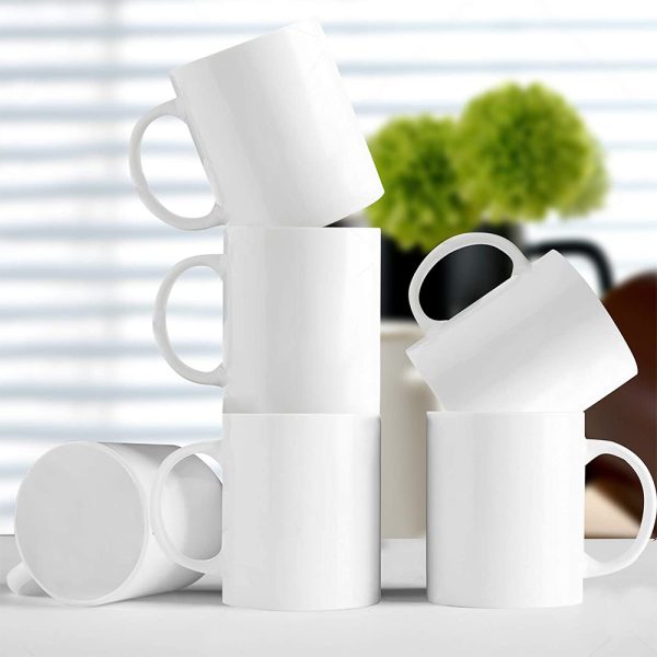 Manufacturer Custom Logo 11oz White Sublimation Ceramic Coffee Mug 2