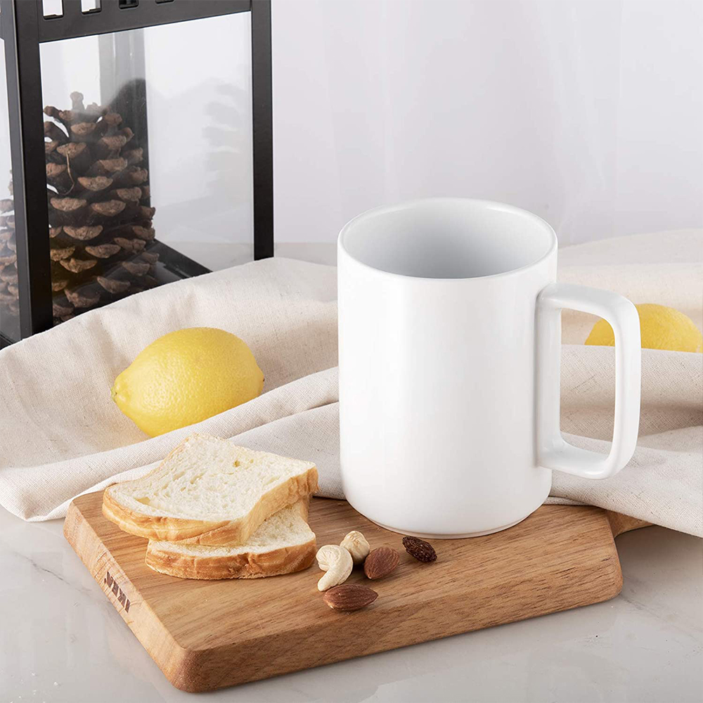 Sublimation Coffee Cups Insulated Double Wall White with Handle