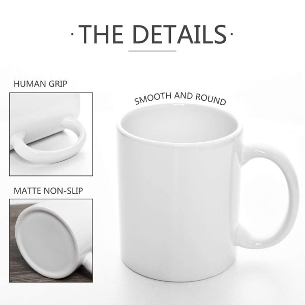 Manufacturer Custom Logo 11oz White Sublimation Ceramic Coffee Mug 4