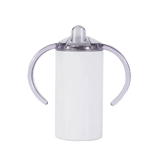 12oz Stainless Steel Straight Sublimation Sippy Cup