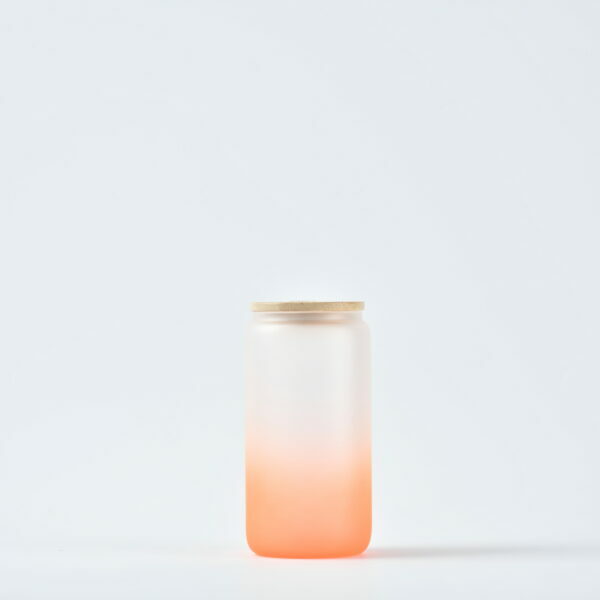 Cheap Custom Design 16OZ frosted glass candle jars