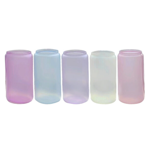 16oz UV Glow in Dark Color Changing Glass Can