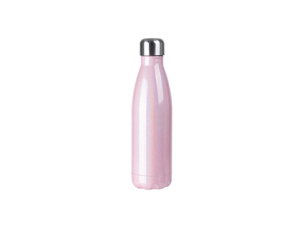 Glitter Sparkling Cola Shaped Stainless Steel Water Bottle