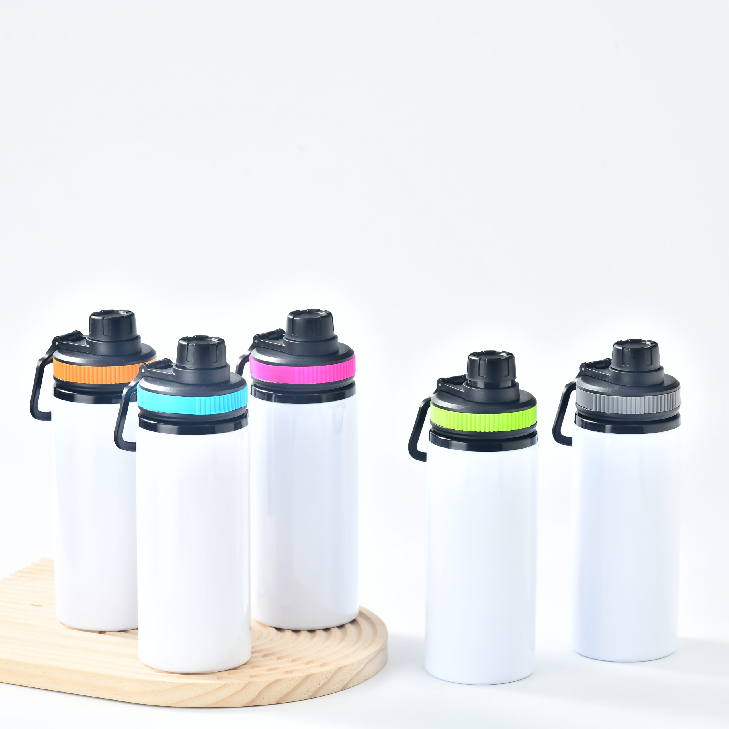 Sublimation Blank Water Bottle Sublimation Coated 600ml with Straw