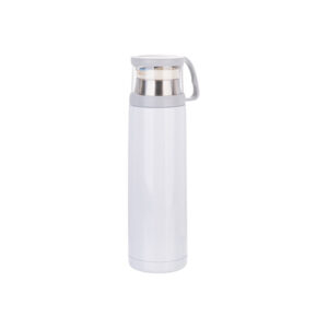 Stainless Steel Flask Water Bottle with Clear Cup Cap