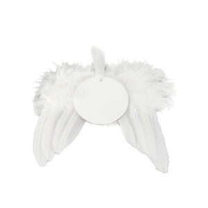 Sublimation Angel Wing Ornaments MDF Plate Christmas Decoration