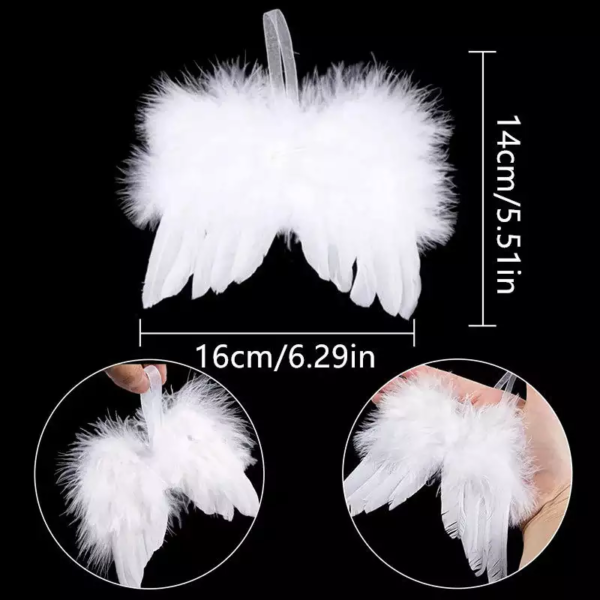 Sublimation Angel Wing Ornaments MDF Plate Christmas Decoration