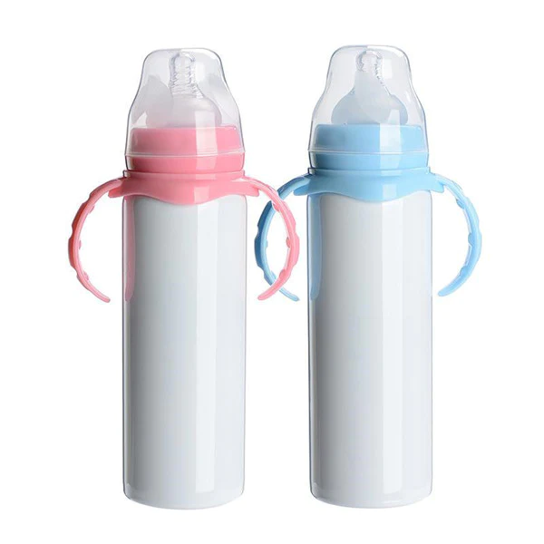 8oz Sublimation Sippy Cup with Handle