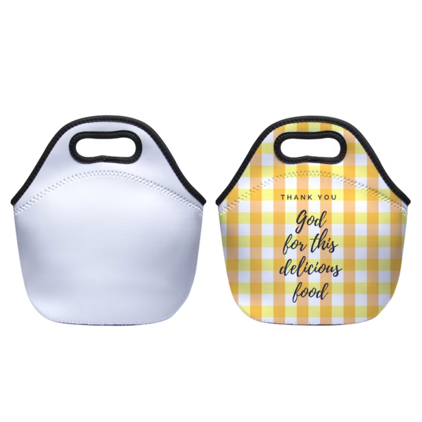 Sublimation Lunch Box Carry Case Handbags Tote with Zipper