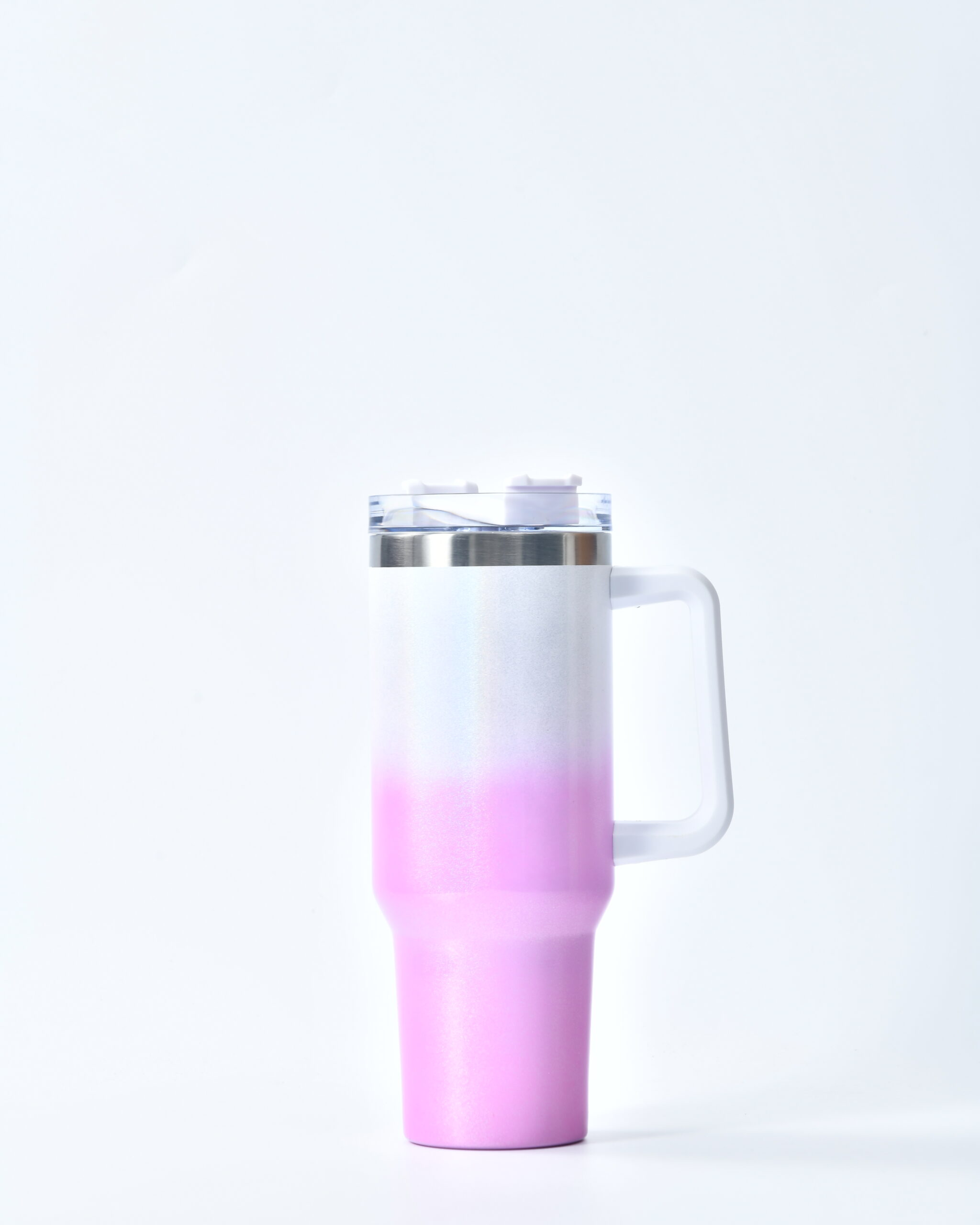 40 oz Shimmer w/ Handle Sublimation Tumbler – Stainless Steel Heaven LLC
