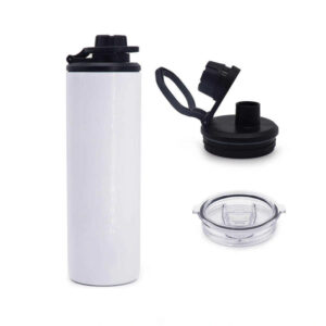 20oz Sublimation Stainless Steel Tumbler with Portable & Slide Lids