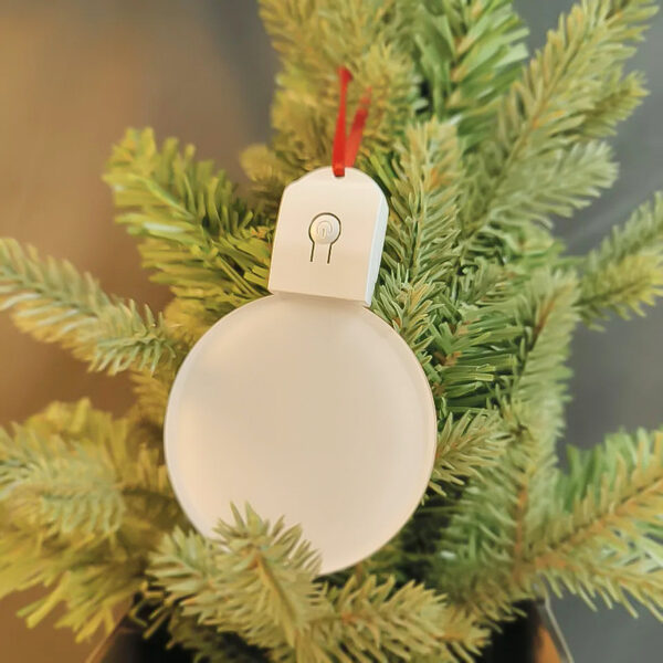 Double-Sided Printing Thermal Transfer Acrylic Light Pendant DIY Christmas Ornaments