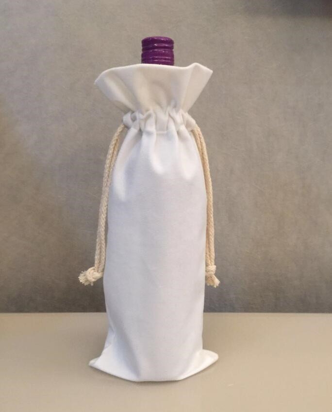 Sublimation Wine Bottle Bags Bottle with Drawstring