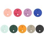 Mixed Colors Silicone Replacement Lids for 16oz Glass Can