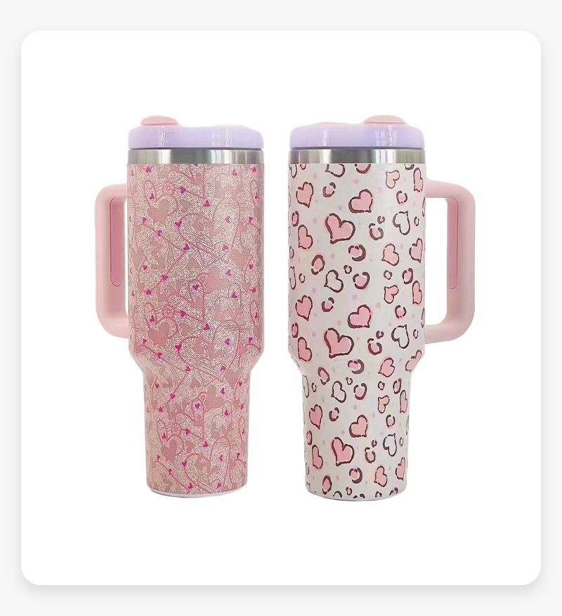 Valentines Vibes 40oz Tumbler With Handle Be Mine Boo Quencher - The best  gifts are made with Love