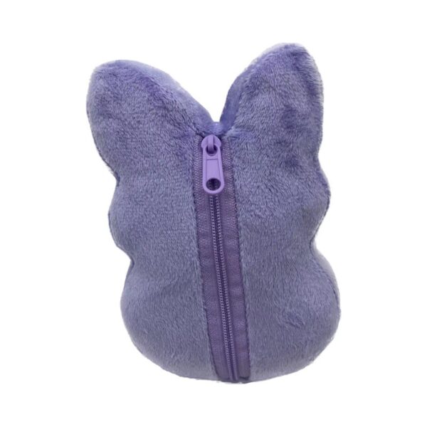 Soft Plush Peeps Bunny Doll Bag with Zipper for Easter