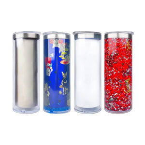 20oz Sublimation Pre-Drilled Snow Globe Tumblers Double Wall