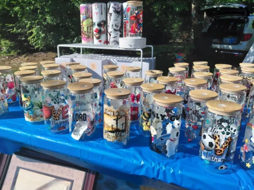 Can Shaped Sublimation Beer Can Glass With Bamboo Lid Wholesale 16/20oz photo review