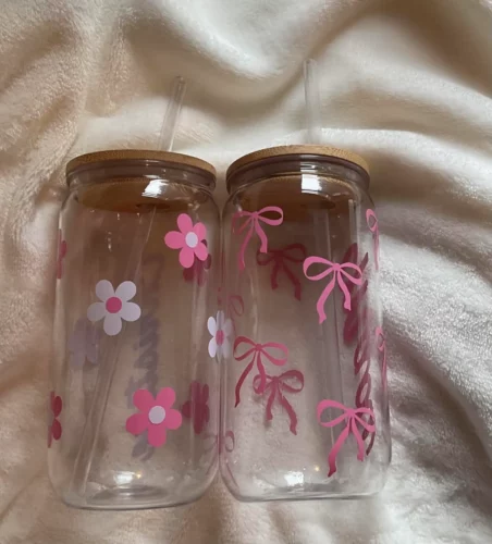 Can Shaped Sublimation Beer Can Glass With Bamboo Lid Wholesale 16/20oz photo review