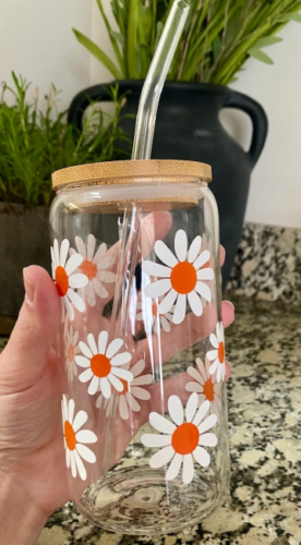 Can Shaped Sublimation Beer Can Glass With Bamboo Lid Wholesale 16/20oz photo review