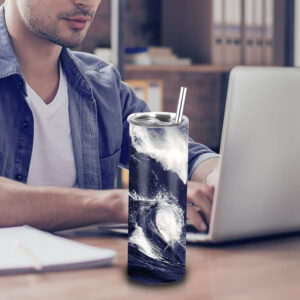 20oz Skinny Sublimation Tumblers - Real Shot