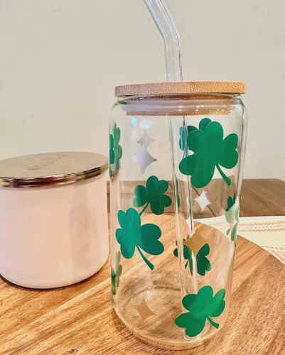 Can Shaped Sublimation Beer Can Glass With Bamboo Lid Wholesale 16/20oz photo review