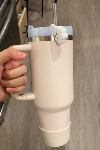16pcs Sublimation Blank Stanley Dupe 40oz Tumbler with Handle Stainless Steel Car Cup Version 2.0 photo review