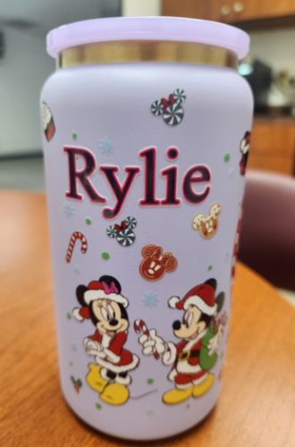Gold Plated Glossy 16oz Stainless Steel Beer Can with Colored PP Lids photo review