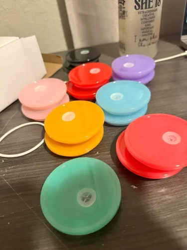 Mixed Colors Plastic Replacement Lids for 16oz Glass Can photo review