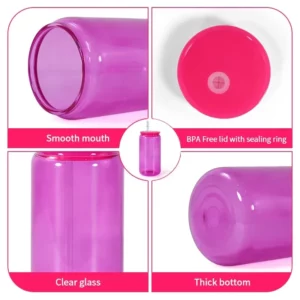details-of-16oz-colored-beer-glass-can-sublimation-blank-drinking-glasses-with-plastic-lid
