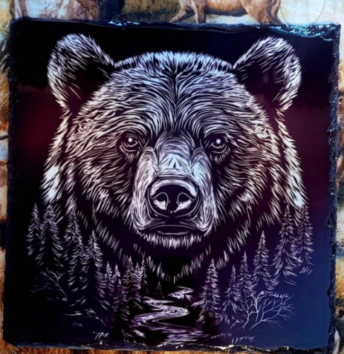 Square & Rectangular Rock Sublimation Slate Blanks Photo Frame photo review