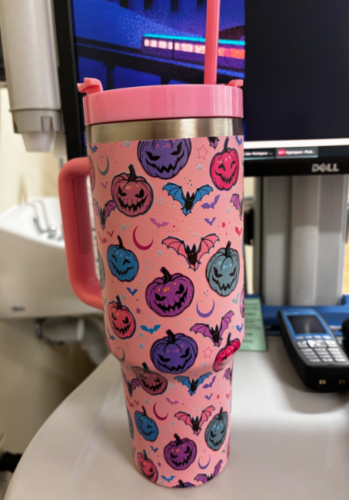 16pcs Adventure Quencher Reusable Insulated Stainless Steel Sublimation 40oz Tumbler with Handle photo review