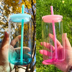 sublimation-transparent-blank-borosilicate-16oz-jelly-ombre-gradient-glass-plastic-can-cyan-and-pink