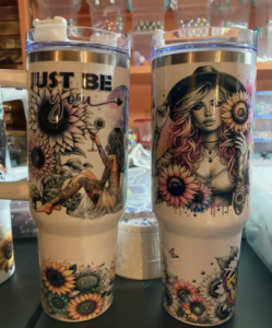 16pcs Sublimation Blank Stanley Dupe 40oz Tumbler with Handle Stainless Steel Car Cup Version 2.0 photo review