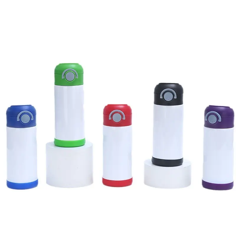 12oz-sublimation-flip-top-tumblers-kids-milk-cup-stainless-steel-water-bottle-display