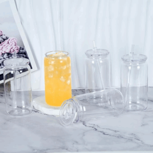 16oz Transparent Acrylic Plastic Libbey Beer Can