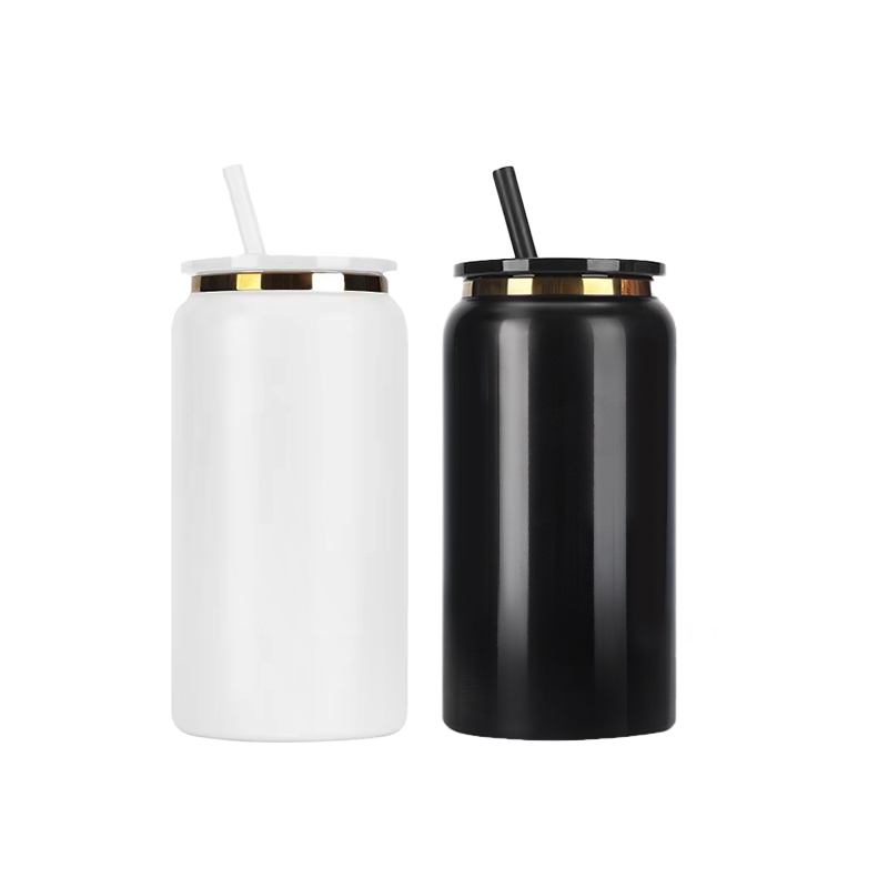 16oz Gold Plated Soda Can