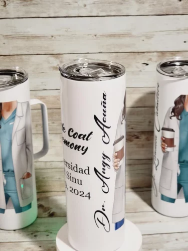 20oz 30oz Sublimation Stainless Steel Skinny Tumbler with Handle & Lid photo review