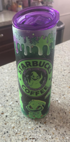 20oz Straight Sublimation Skinny Tumbler with Mixed-Colored Lids photo review