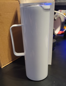20oz 30oz Sublimation Stainless Steel Skinny Tumbler with Handle & Lid photo review