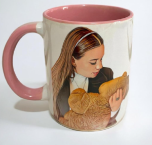 11/15oz Sublimation Blank Customized Ceramic Coffee Mug W/Solid Colors Inside and Handle photo review