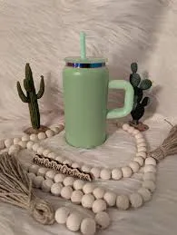 16oz Colored Powder Coated Stainless Steel Soda Can with Rainbow Plated Rim photo review