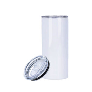 Straight Stainless Steel 15oz White Wholesale Sublimation Blank Tumblers in Bulk