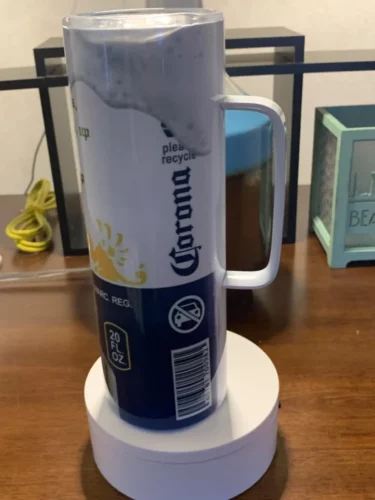 20oz 30oz Sublimation Stainless Steel Skinny Tumbler with Handle & Lid photo review