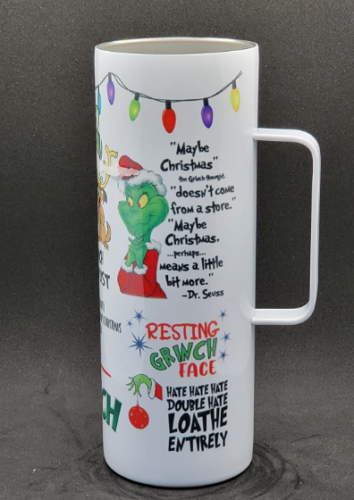 20oz 30oz Sublimation Stainless Steel Skinny Tumbler with Handle & Lid photo review