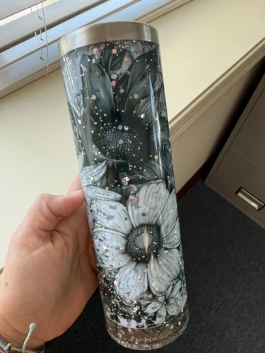 20oz Sublimation Snow Globe Tumblers Pre-Drilled Double Wall photo review