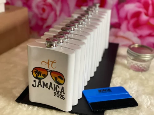 30pack 8oz White Sublimation Stainless Steel Flask Wine Water Bottle photo review